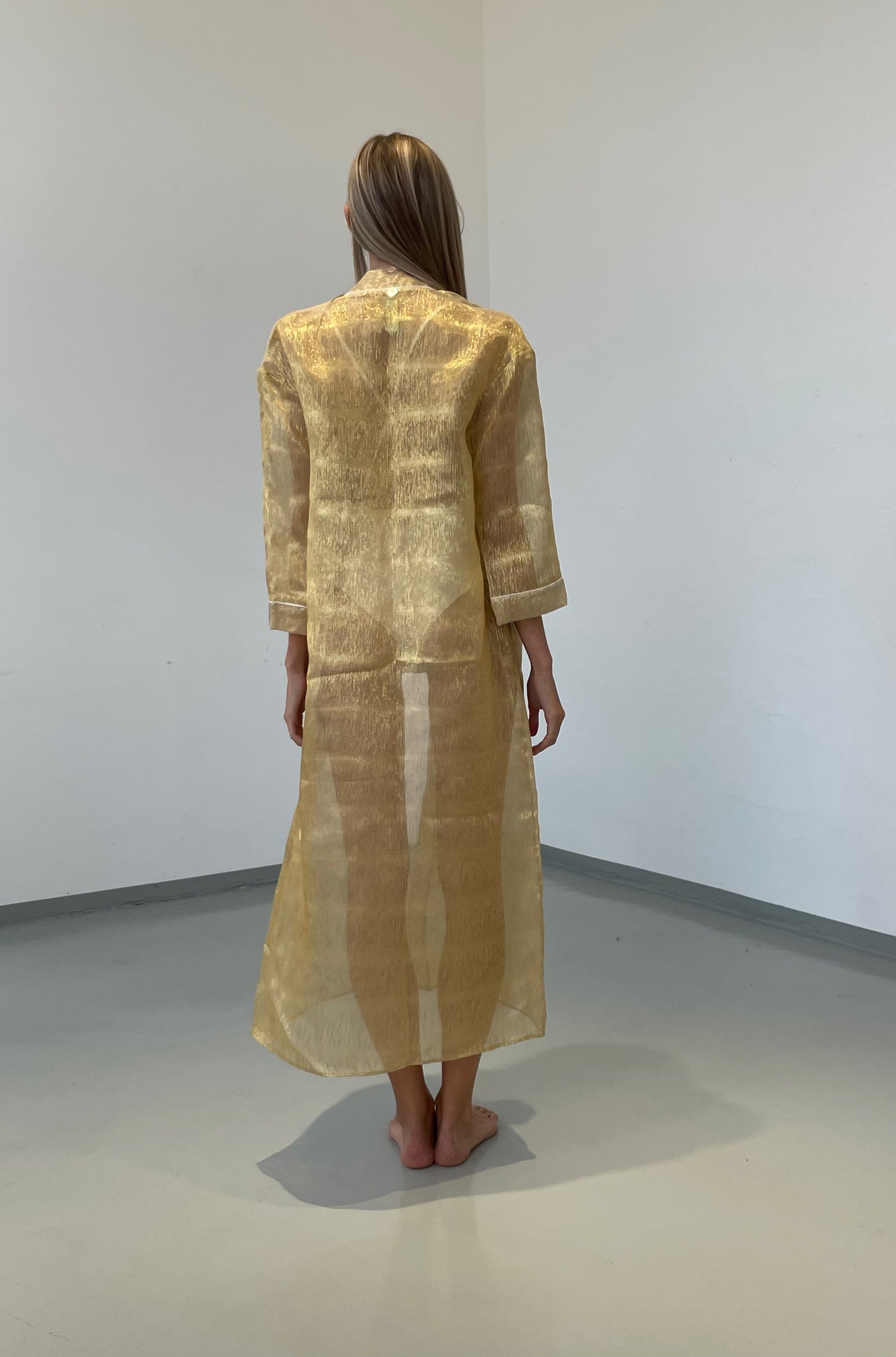 Saudade lamè Ivory
