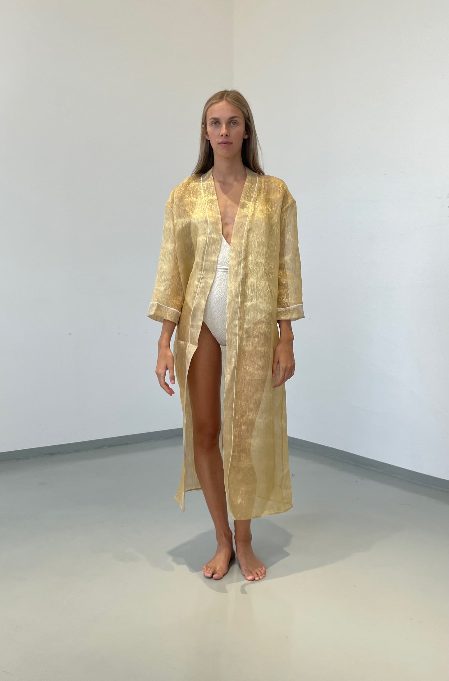 Saudade lamè Ivory