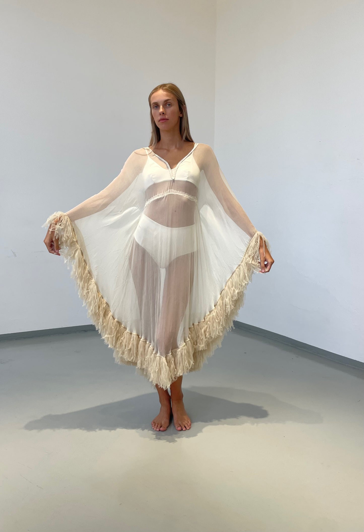 Swan Voile Ivory