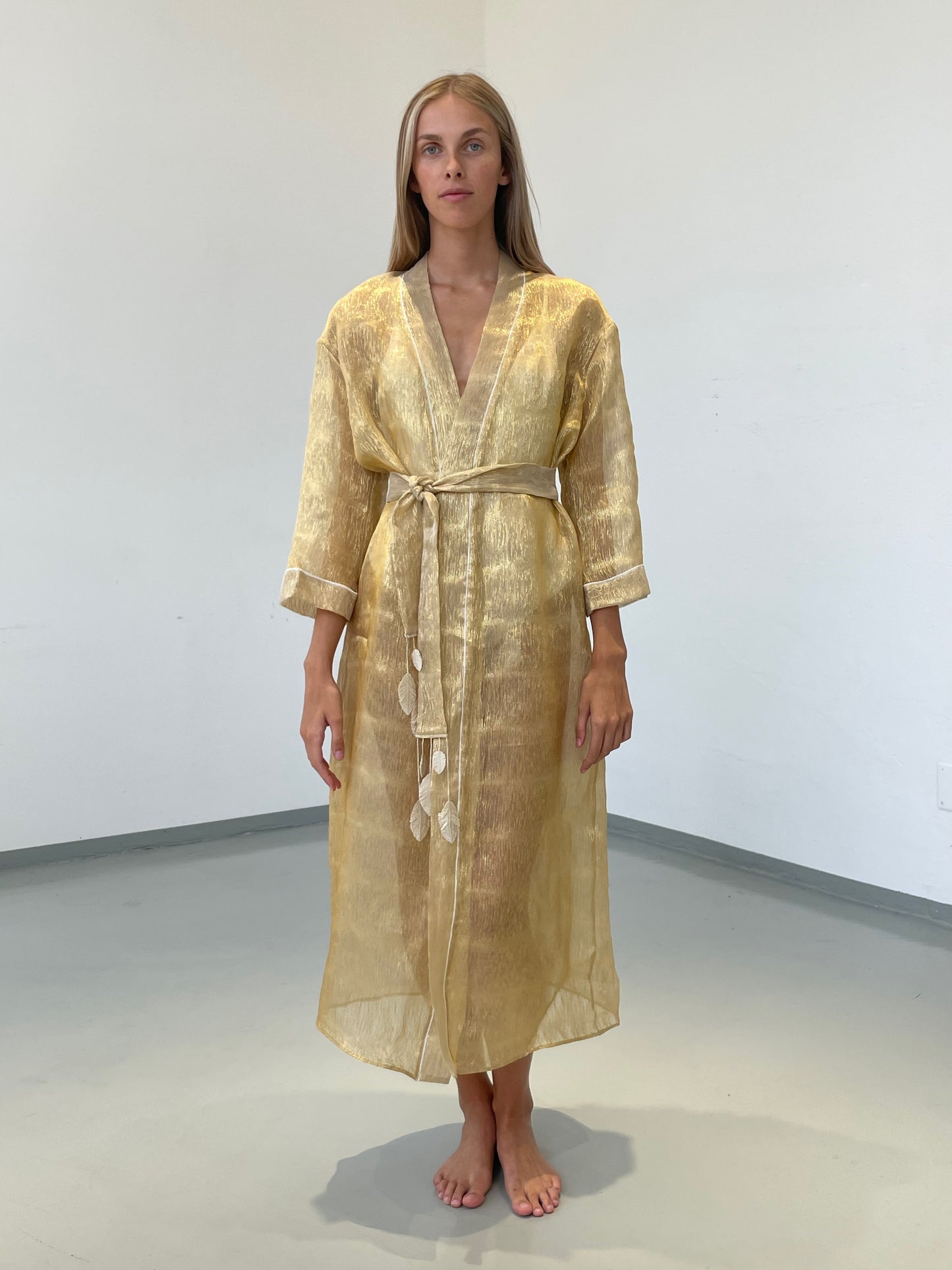 Saudade lamè Ivory