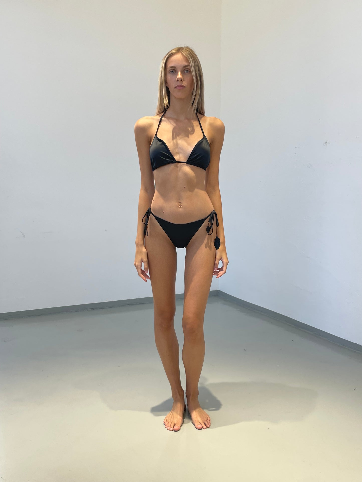 Eva Satin Black